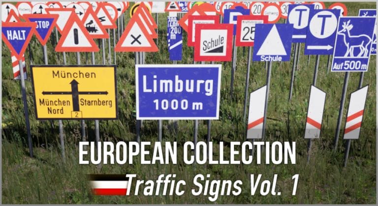 German WW2 Traffic Sign Pack - Unreal Asset Pack