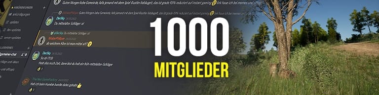 Über 1000 Mitglieder in der DerSky Discord Community