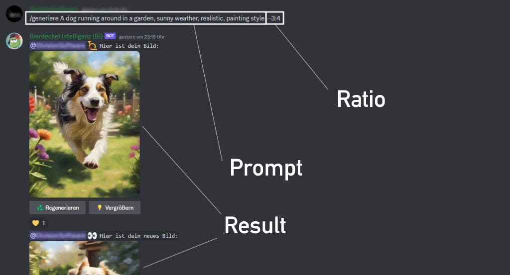 Discord AI Image Generator Preview