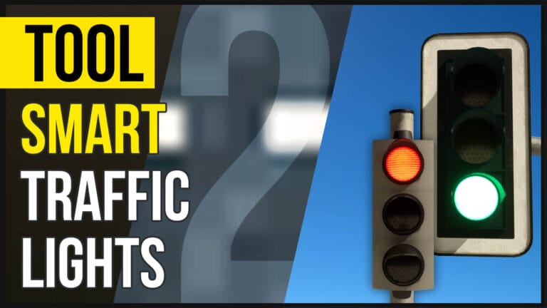 Smart Traffic Lights - Pro (Unreal 5 Tool)