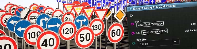 Beglium Traffic Signs & AES Cryptor 2